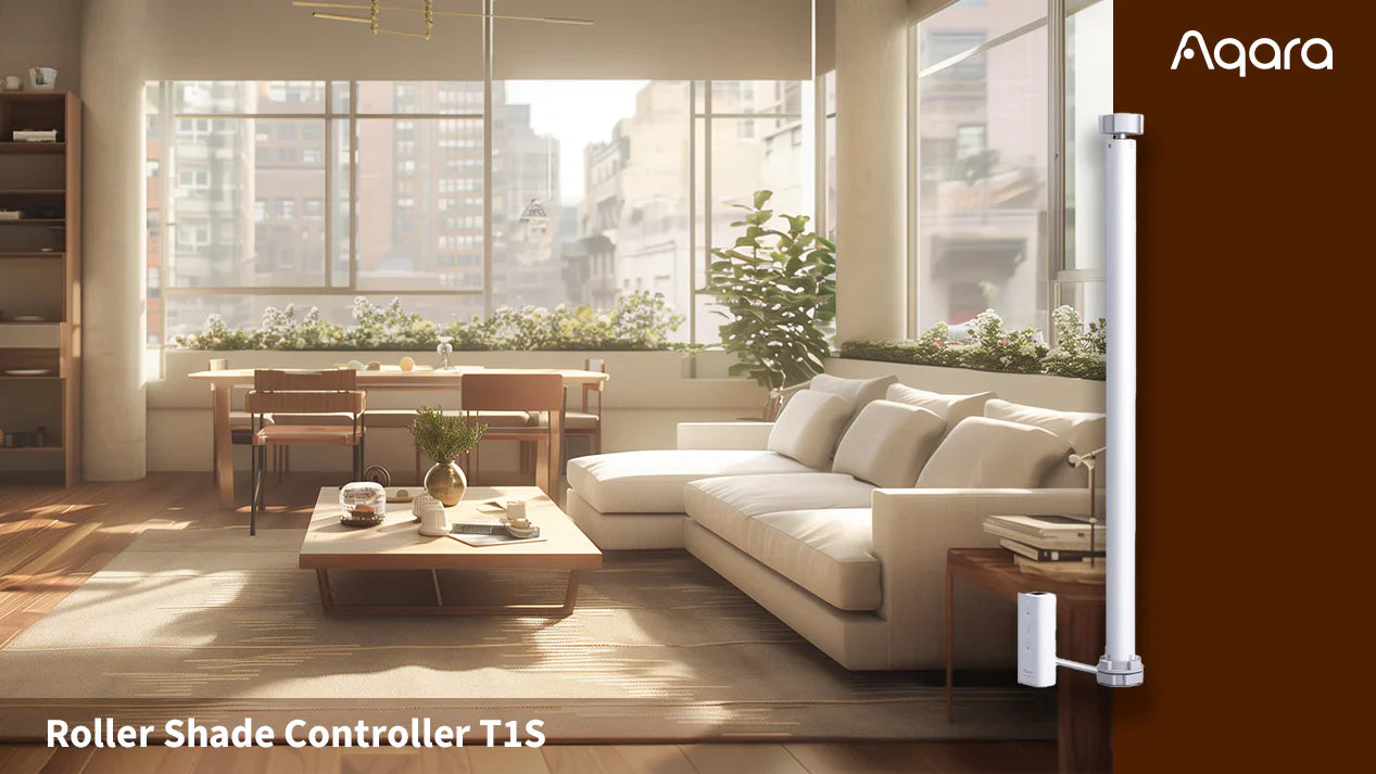 Aqara Unveils Roller Shade Controller T1S with Matter-over-Bridge Support