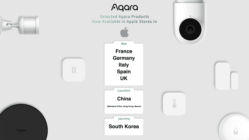 Selected Aqara Products Landed in Apple Stores across Europe