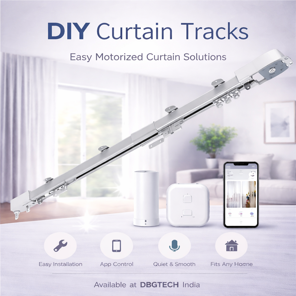 DIY Curtain Tracks