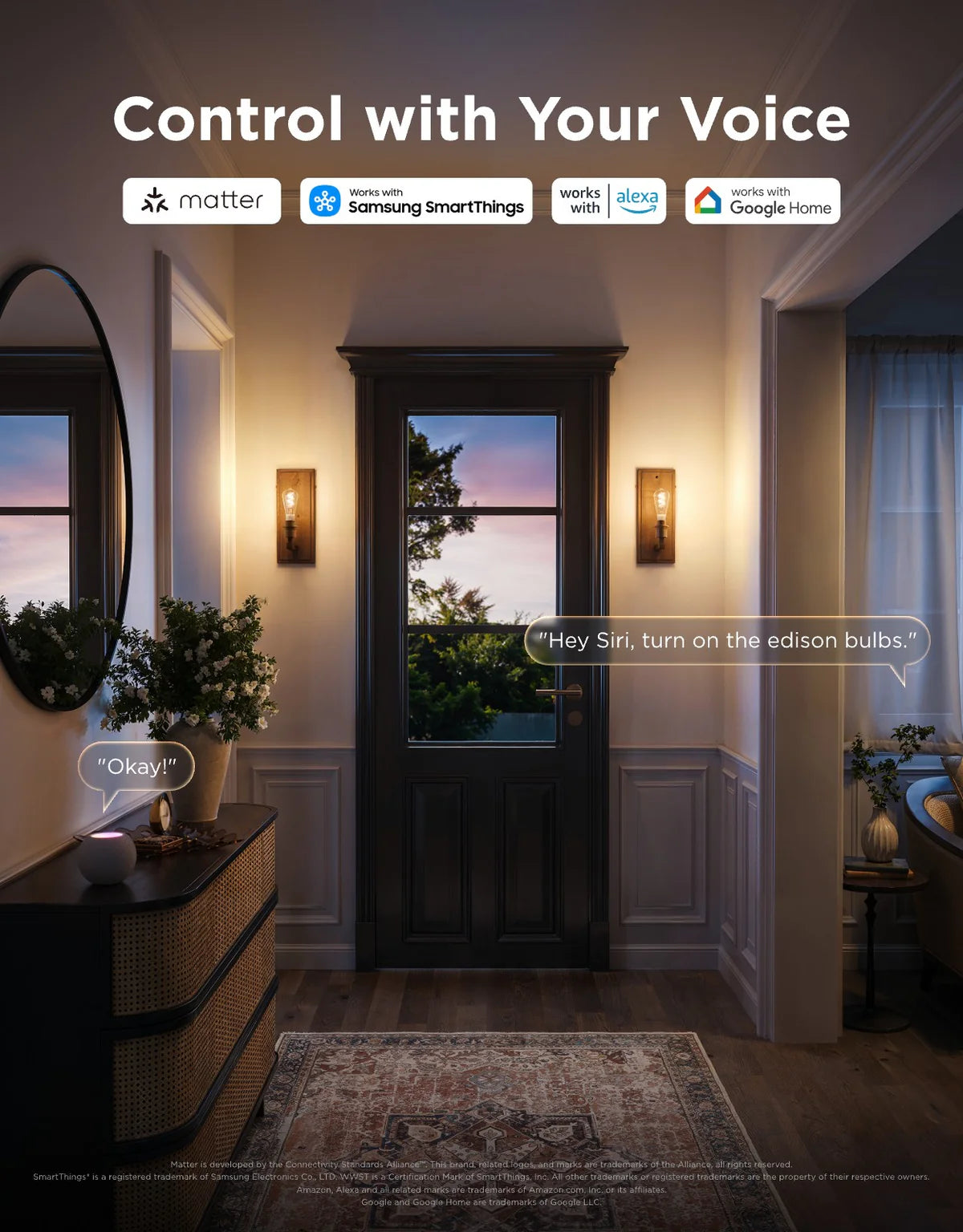Govee E27 Smart Edison Light Bulb 500lm