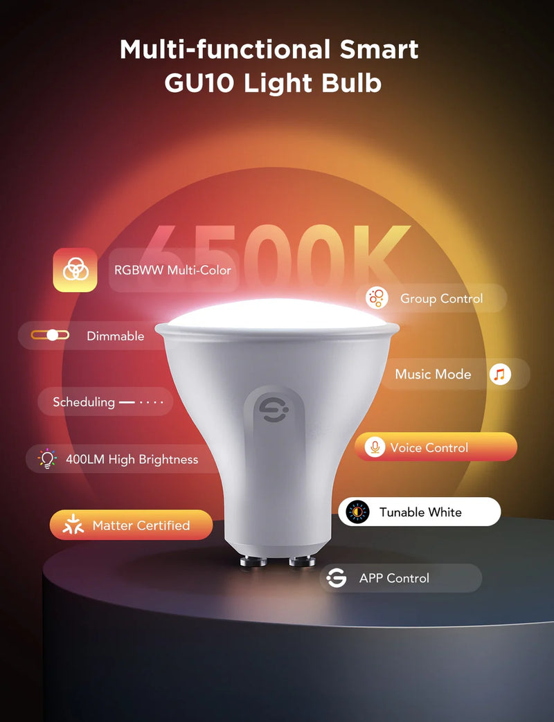 Govee RGBWW Smart Light Bulbs GU10
