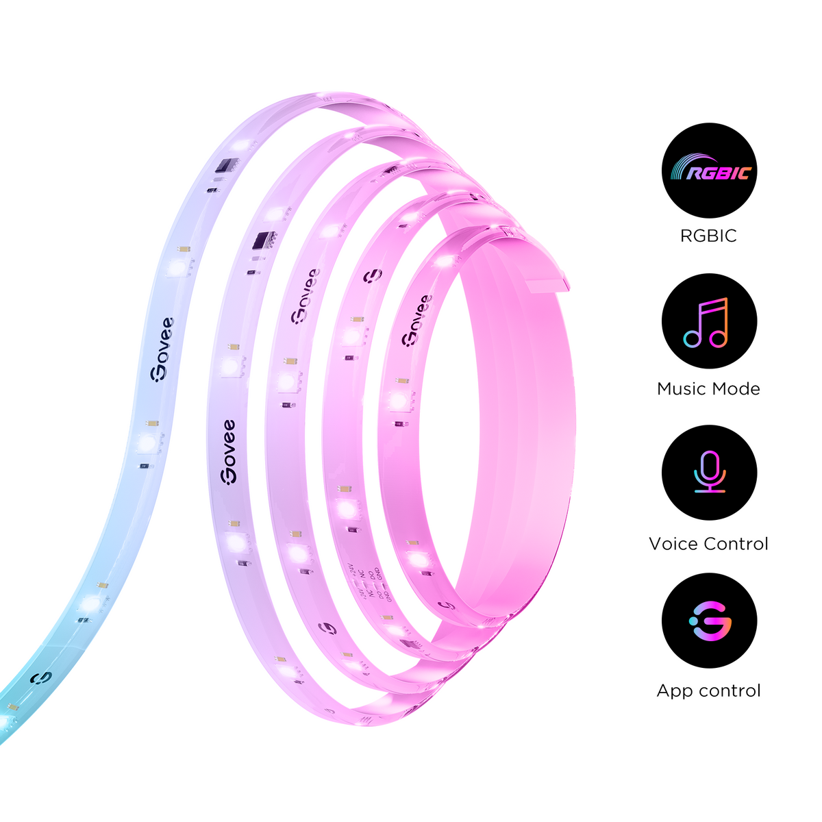 Govee RGBIC Strip Light S with Protective Coating