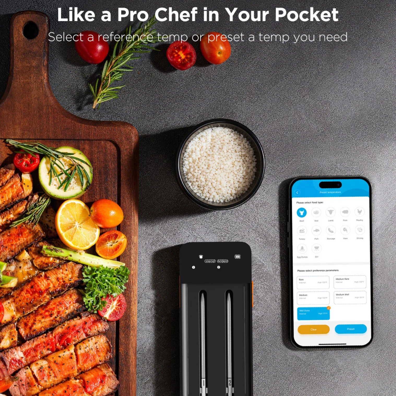 Govee Smart Wireless Meat Thermometer (2-Probe)