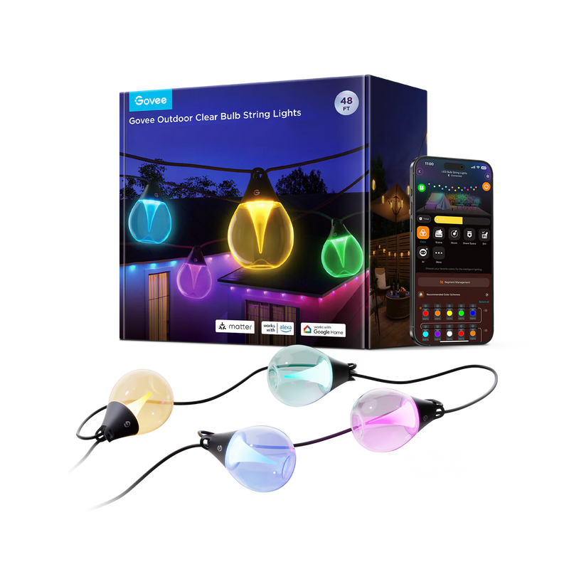 Govee Outdoor Clear Bulb String Lights
