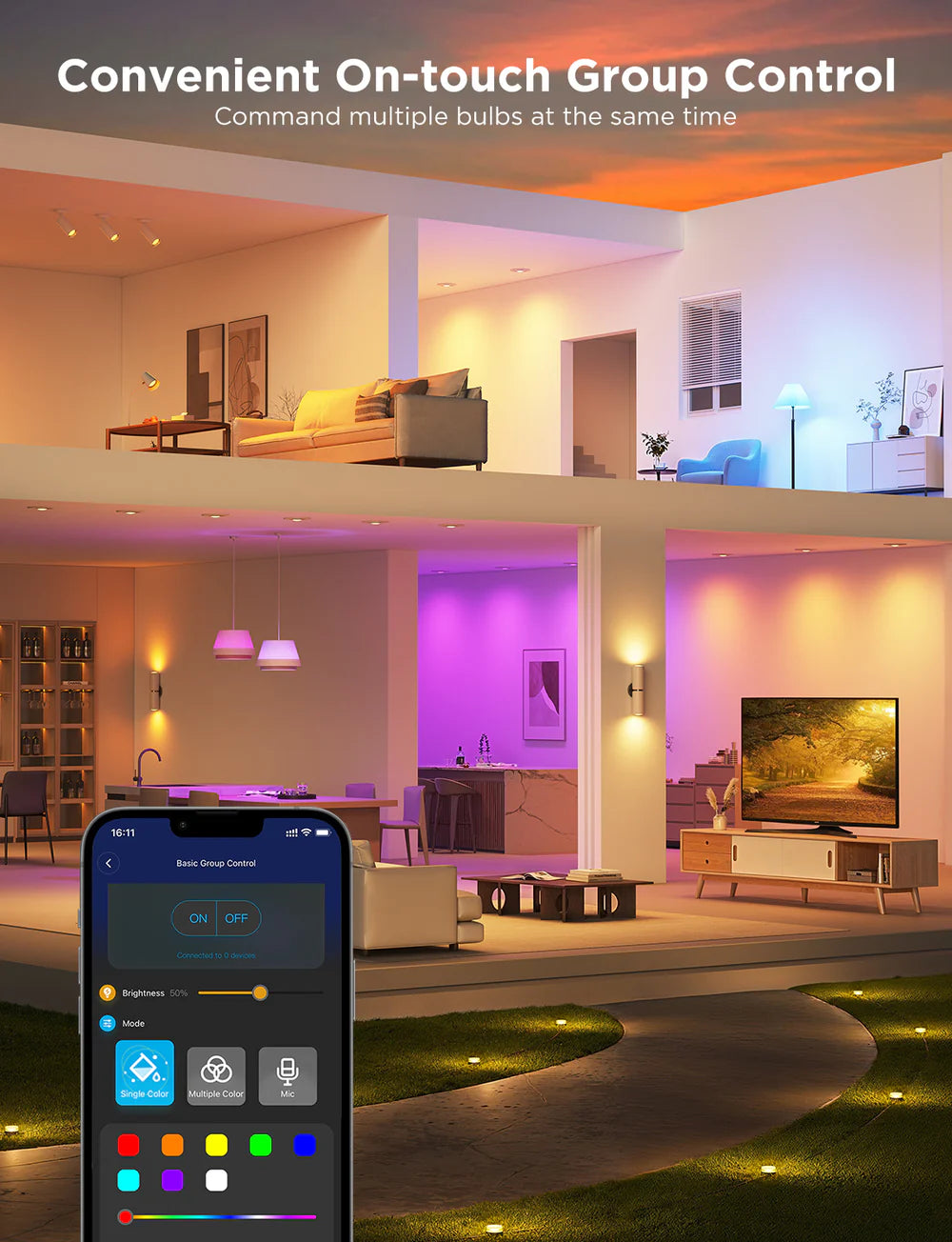 Govee RGBWW Smart Light Bulbs GU10