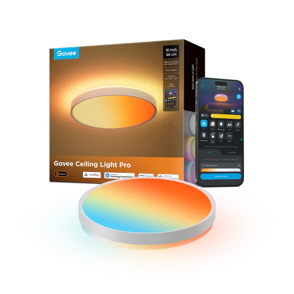 Govee 18-Inch RGBICWW Smart Ceiling Light Pro