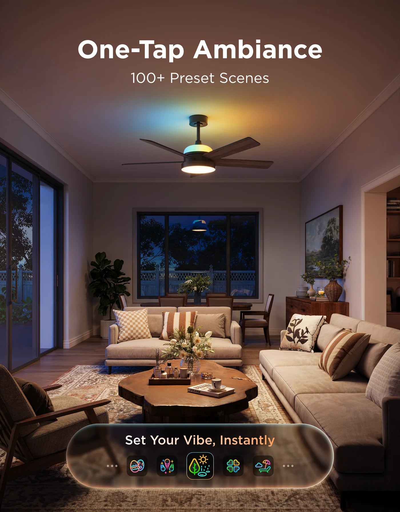 Govee 52 Inch Ceiling Fan with Lights
