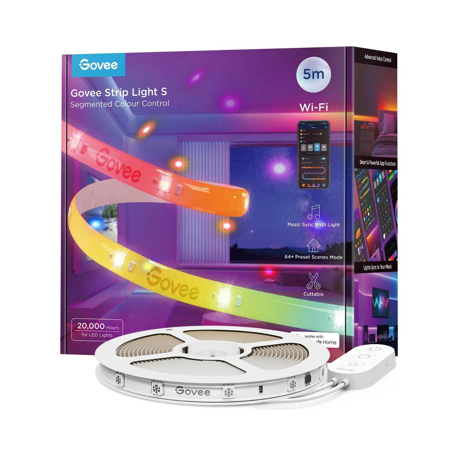 Govee RGBIC Strip Light S with Protective Coating (5meter)
