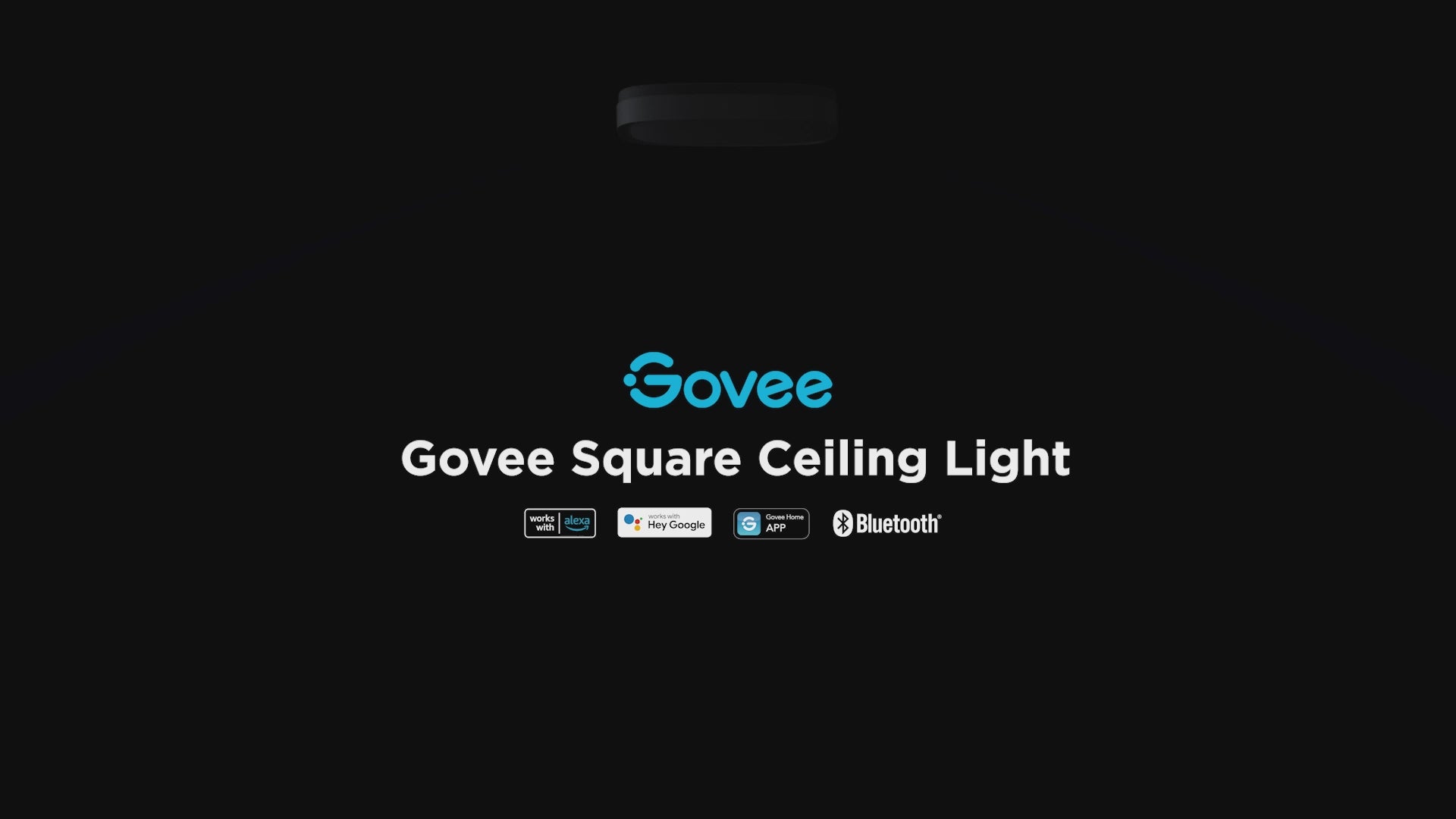 Govee 12 inch RGBWW + RGBIC Square Smart Ceiling Light