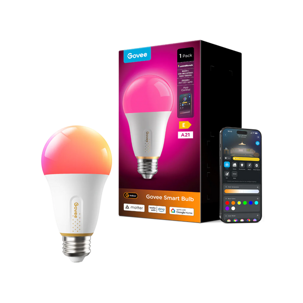 Govee Smart Bulb E27 A21 1600lm (2 Pack)